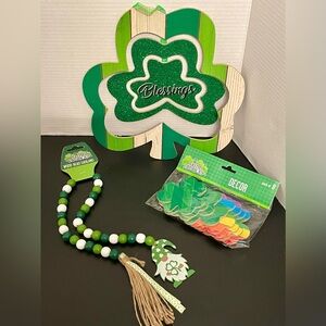 St. Patrick's Day Decor Set - Green and Multicolor